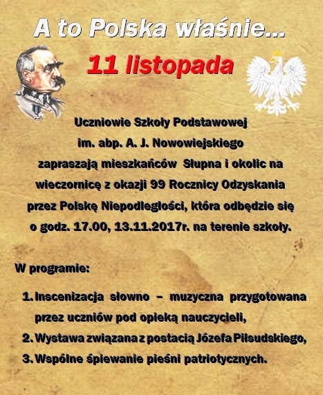 Projekt „Niepodległa” w Szkole Podstawowej w Słupnie